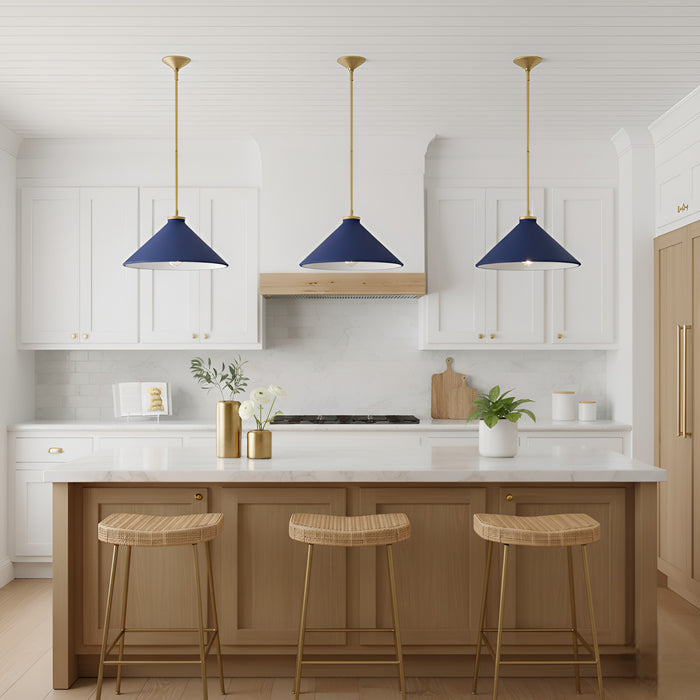 Myhouse Lighting Quoizel - BRADN1814BRG - One Light Pendant - Bradbury - Brushed Gold