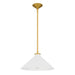 Myhouse Lighting Quoizel - BRADW1814BRG - One Light Pendant - Bradbury - Brushed Gold
