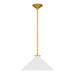 Myhouse Lighting Quoizel - BRADW1814BRG - One Light Pendant - Bradbury - Brushed Gold