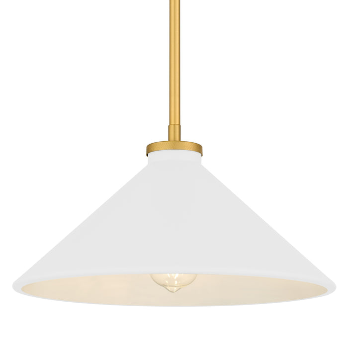 Myhouse Lighting Quoizel - BRADW1814BRG - One Light Pendant - Bradbury - Brushed Gold
