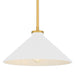 Myhouse Lighting Quoizel - BRADW1814BRG - One Light Pendant - Bradbury - Brushed Gold
