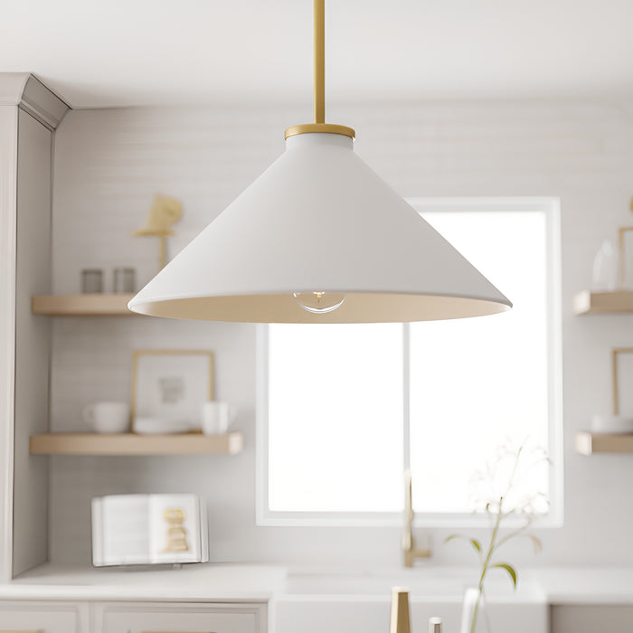 Myhouse Lighting Quoizel - BRADW1814BRG - One Light Pendant - Bradbury - Brushed Gold