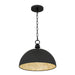 Myhouse Lighting Quoizel - BRAY1814MBK - Four Light Pendant - Braylon - Matte Black