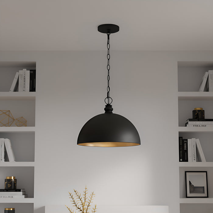 Myhouse Lighting Quoizel - BRAY1814MBK - Four Light Pendant - Braylon - Matte Black