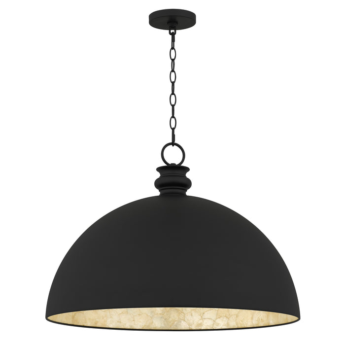 Myhouse Lighting Quoizel - BRAY2826MBK - One Light Pendant - Braylon - Matte Black