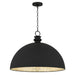 Myhouse Lighting Quoizel - BRAY2826MBK - One Light Pendant - Braylon - Matte Black