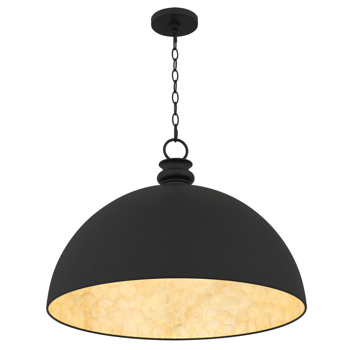 Myhouse Lighting Quoizel - BRAY2826MBK - One Light Pendant - Braylon - Matte Black