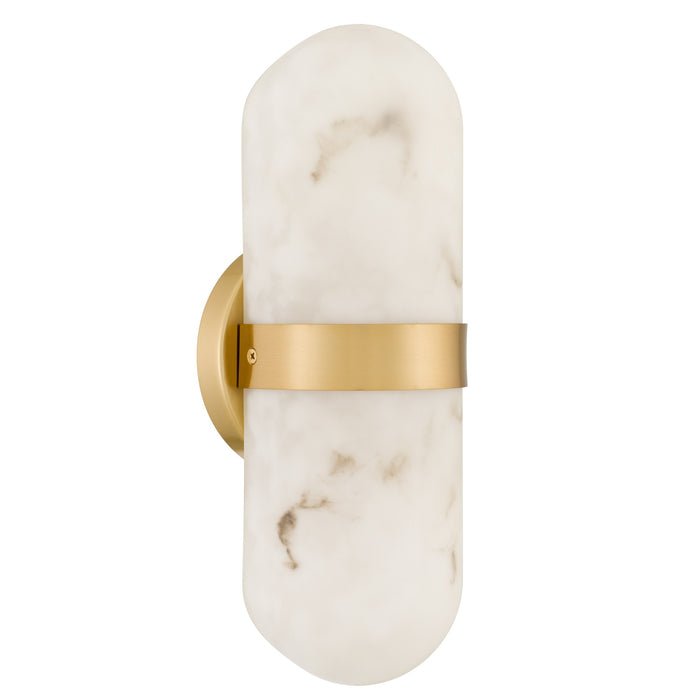Myhouse Lighting Quoizel - BREE8704BRG - Two Light Wall Sconce - Bree - Brushed Gold