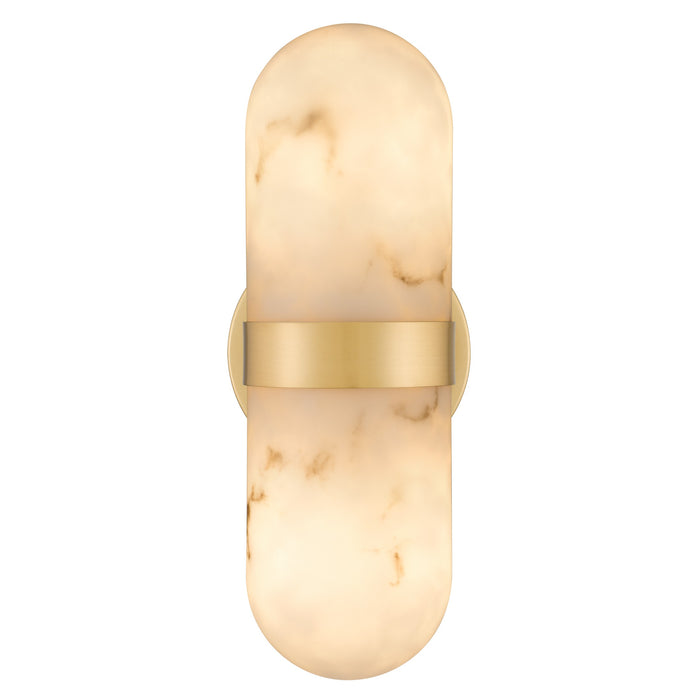 Myhouse Lighting Quoizel - BREE8704BRG - Two Light Wall Sconce - Bree - Brushed Gold