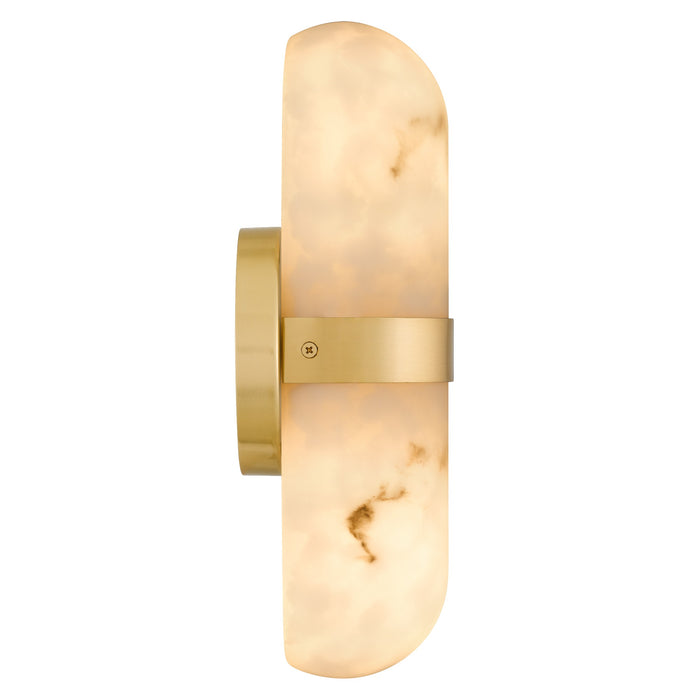 Myhouse Lighting Quoizel - BREE8704BRG - Two Light Wall Sconce - Bree - Brushed Gold