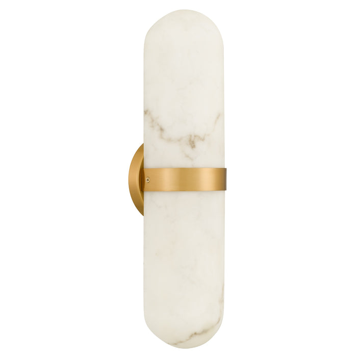 Myhouse Lighting Quoizel - BREE8804BRG - Two Light Wall Sconce - Bree - Brushed Gold