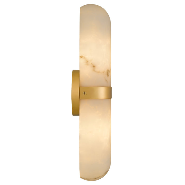 Myhouse Lighting Quoizel - BREE8804BRG - Two Light Wall Sconce - Bree - Brushed Gold