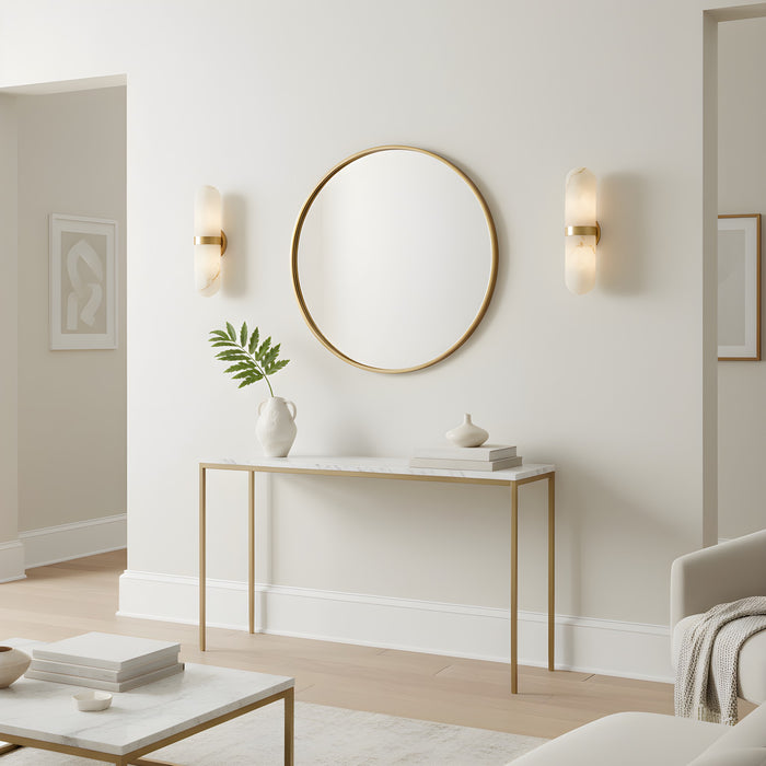 Myhouse Lighting Quoizel - BREE8804BRG - Two Light Wall Sconce - Bree - Brushed Gold