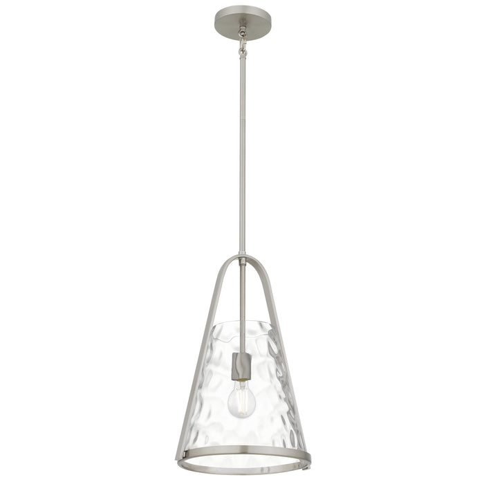 Myhouse Lighting Quoizel - BRIL1511BN - One Light Mini Pendant - Briley - Brushed Nickel