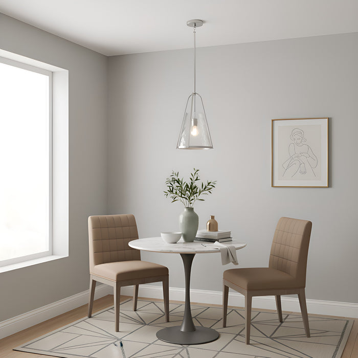 Myhouse Lighting Quoizel - BRIL1511BN - One Light Mini Pendant - Briley - Brushed Nickel