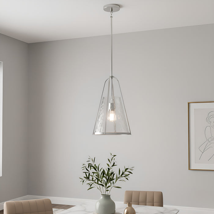 Myhouse Lighting Quoizel - BRIL1511BN - One Light Mini Pendant - Briley - Brushed Nickel