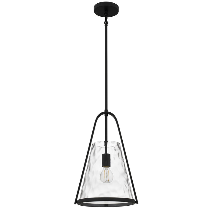 Myhouse Lighting Quoizel - BRIL1511MBK - One Light Mini Pendant - Briley - Matte Black