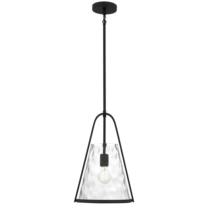 Myhouse Lighting Quoizel - BRIL1511MBK - One Light Mini Pendant - Briley - Matte Black