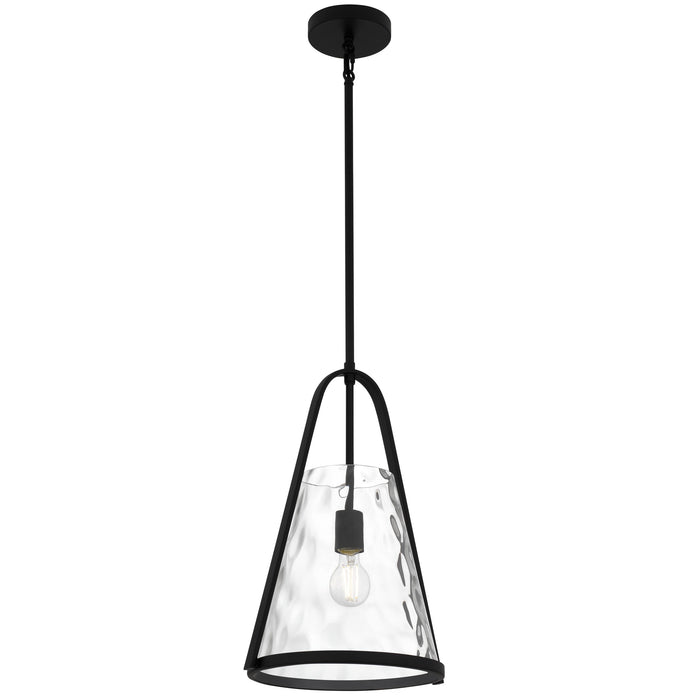 Myhouse Lighting Quoizel - BRIL1511MBK - One Light Mini Pendant - Briley - Matte Black