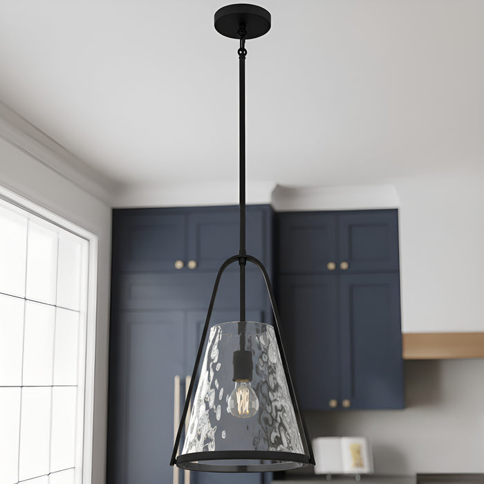 Myhouse Lighting Quoizel - BRIL1511MBK - One Light Mini Pendant - Briley - Matte Black