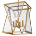 Myhouse Lighting Quoizel - CLO1814BWS - Four Light Pendant - Clovis - Brushed Weathered Brass