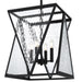 Myhouse Lighting Quoizel - CLO1814MBK - Four Light Pendant - Clovis - Matte Black