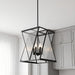 Myhouse Lighting Quoizel - CLO1814MBK - Four Light Pendant - Clovis - Matte Black