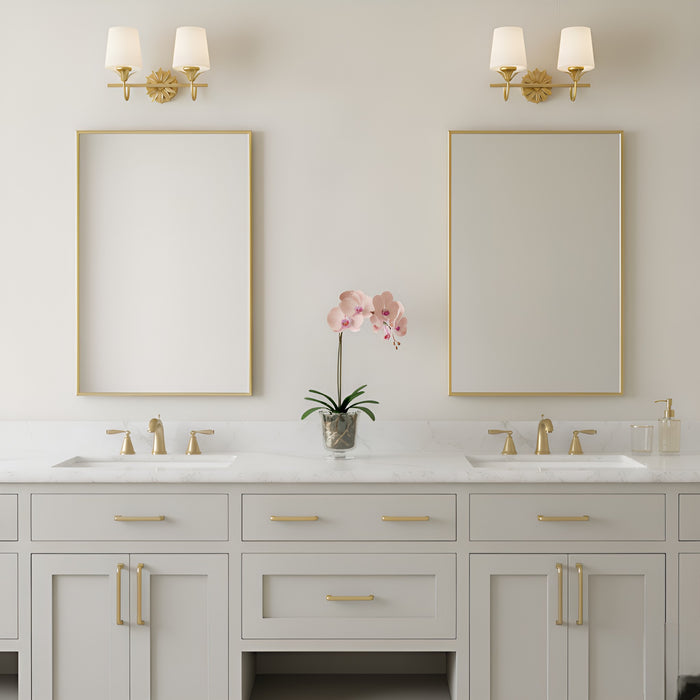 Myhouse Lighting Quoizel - DOT8616GFL - Two Light Vanity - Dorothea - Gold Leaf
