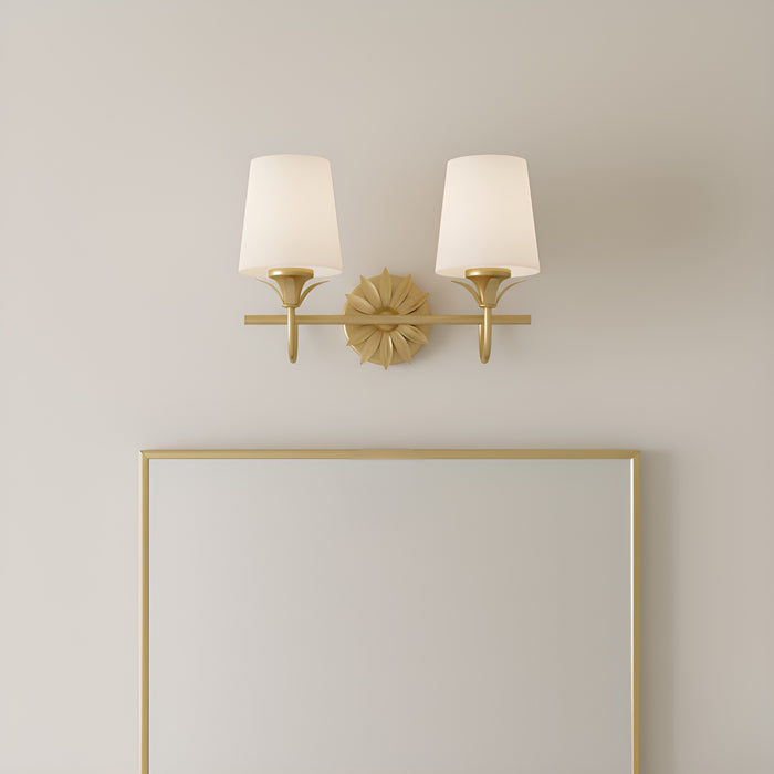 Myhouse Lighting Quoizel - DOT8616GFL - Two Light Vanity - Dorothea - Gold Leaf