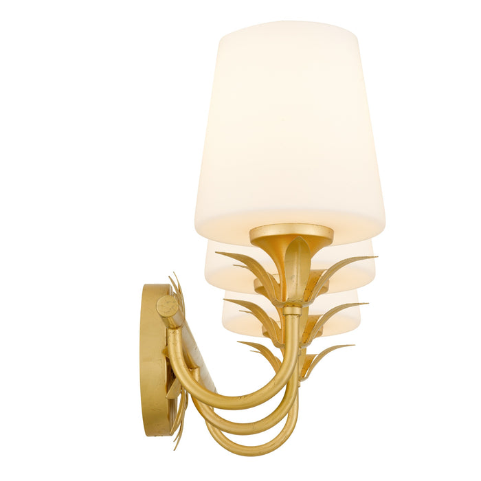 Myhouse Lighting Quoizel - DOT8624GFL - Three Light Vanity - Dorothea - Gold Leaf