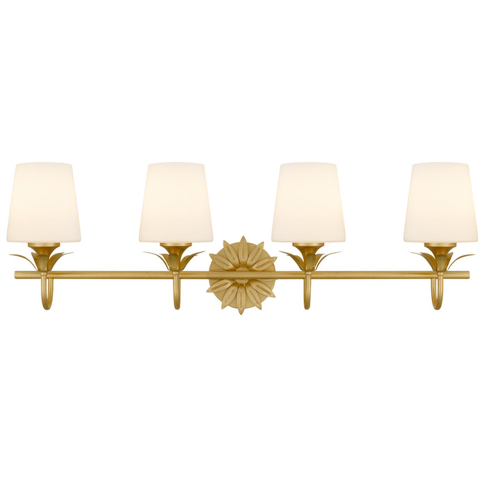 Myhouse Lighting Quoizel - DOT8632GFL - Four Light Vanity - Dorothea - Gold Leaf