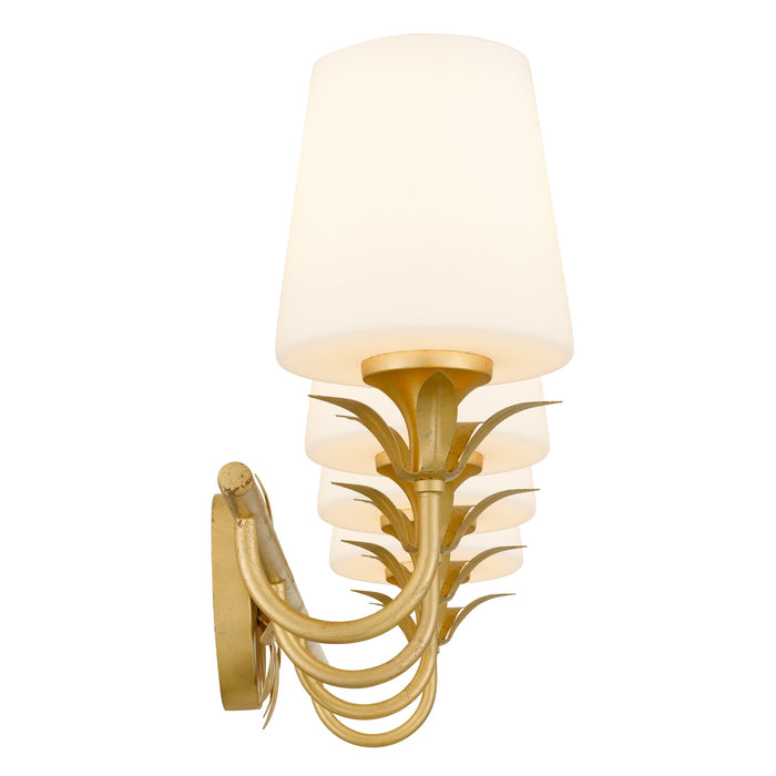Myhouse Lighting Quoizel - DOT8632GFL - Four Light Vanity - Dorothea - Gold Leaf