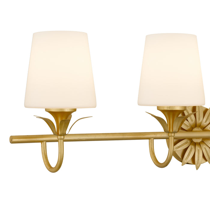 Myhouse Lighting Quoizel - DOT8632GFL - Four Light Vanity - Dorothea - Gold Leaf