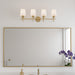 Myhouse Lighting Quoizel - DOT8632GFL - Four Light Vanity - Dorothea - Gold Leaf