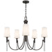 Myhouse Lighting Quoizel - ELOU5032IN - Five Light Chandelier - Eloura - Iron Gate
