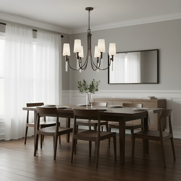 Myhouse Lighting Quoizel - ELOU5032IN - Five Light Chandelier - Eloura - Iron Gate