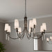 Myhouse Lighting Quoizel - ELOU5048IN - Nine Light Chandelier - Eloura - Iron Gate