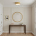 Myhouse Lighting Quoizel - EMM1616BRG - Three Light Flush Mount - Emmett - Brushed Gold