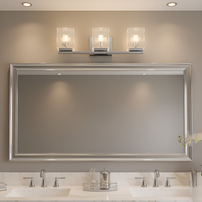 Myhouse Lighting Quoizel - ESTE8621C - Three Light Vanity - Estelle - Polished Chrome