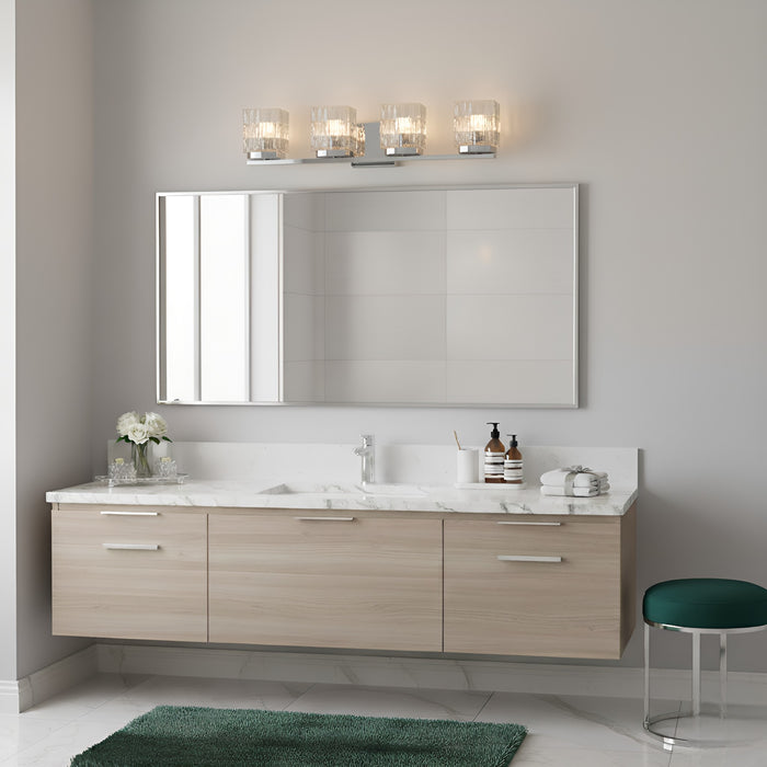 Myhouse Lighting Quoizel - ESTE8629C - Four Light Vanity - Estelle - Polished Chrome
