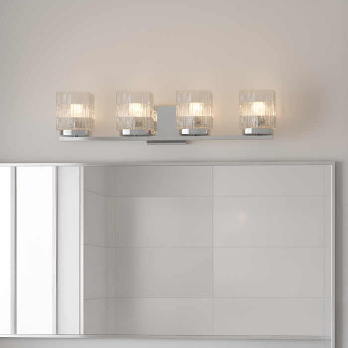 Myhouse Lighting Quoizel - ESTE8629C - Four Light Vanity - Estelle - Polished Chrome