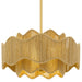 Myhouse Lighting Quoizel - EVA2818BRG - Three Light Pendant - Evander - Brushed Gold