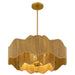 Myhouse Lighting Quoizel - EVA2824BRG - Four Light Pendant - Evander - Brushed Gold