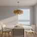 Myhouse Lighting Quoizel - EVA2824BRG - Four Light Pendant - Evander - Brushed Gold