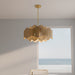 Myhouse Lighting Quoizel - EVA2824BRG - Four Light Pendant - Evander - Brushed Gold