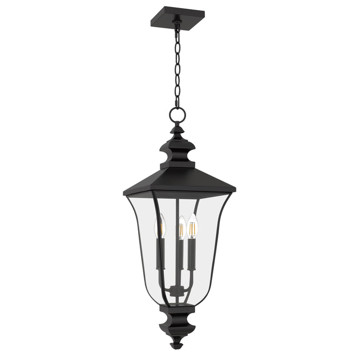 Myhouse Lighting Quoizel - FARL1910MBK - Three Light Outdoor Hanging Lantern - Farley - Matte Black