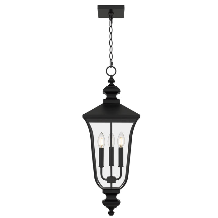 Myhouse Lighting Quoizel - FARL1910MBK - Three Light Outdoor Hanging Lantern - Farley - Matte Black