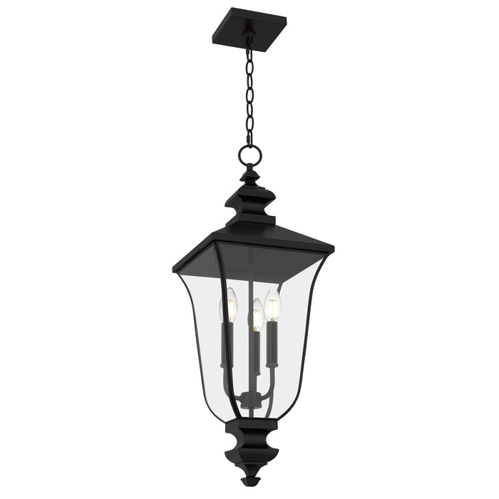 Myhouse Lighting Quoizel - FARL1910MBK - Three Light Outdoor Hanging Lantern - Farley - Matte Black