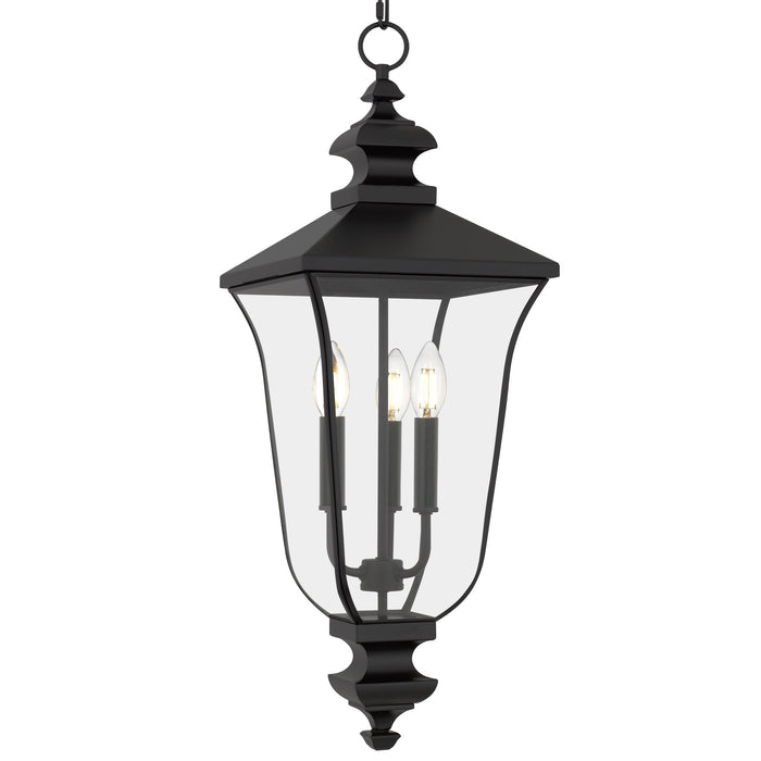 Myhouse Lighting Quoizel - FARL1910MBK - Three Light Outdoor Hanging Lantern - Farley - Matte Black