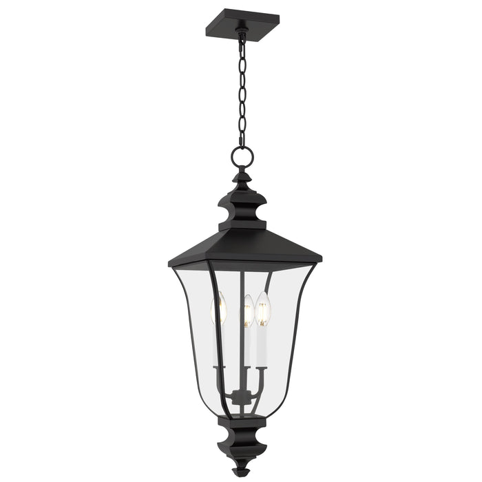 Myhouse Lighting Quoizel - FARL1910MBK - Three Light Outdoor Hanging Lantern - Farley - Matte Black